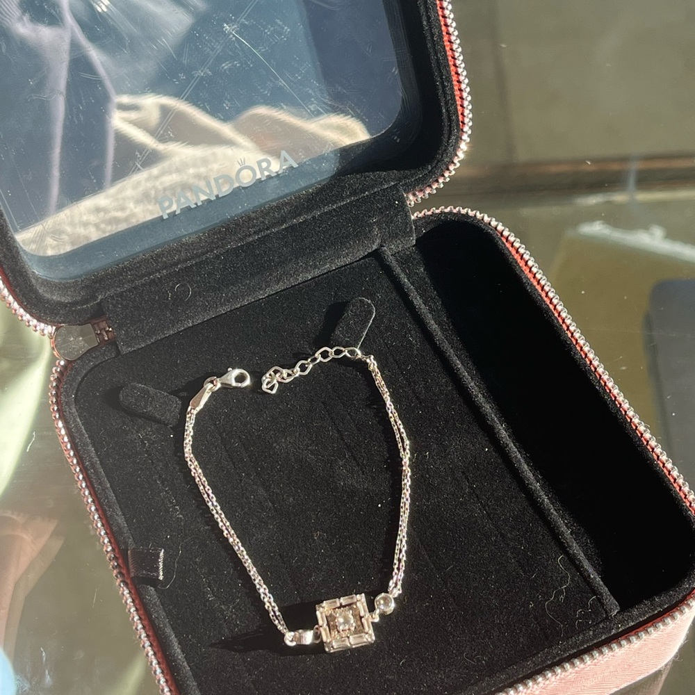 925 Silver Chain Bracelet with Clasp